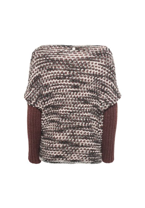 Maglione Multicolor Con Lavorazione Testurizzata Manila Grace | M416WOMA641